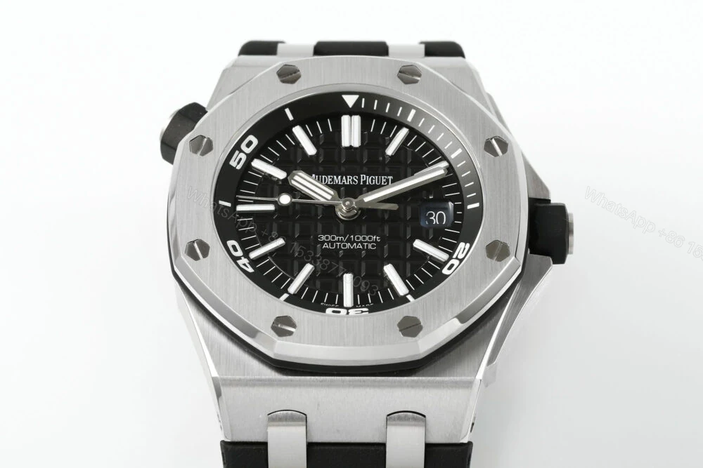 View 3 of Royal Oak Offshore Diver 15710 APSF 1:1 Best Edition Black Checkered Dial Super Clone