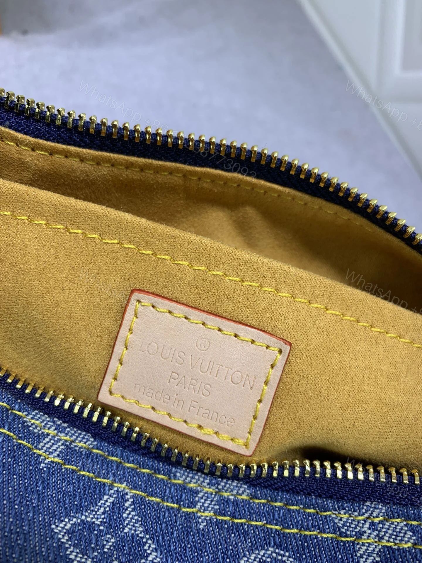 View 2 of LV Baggie PM Monogram Denim Blue