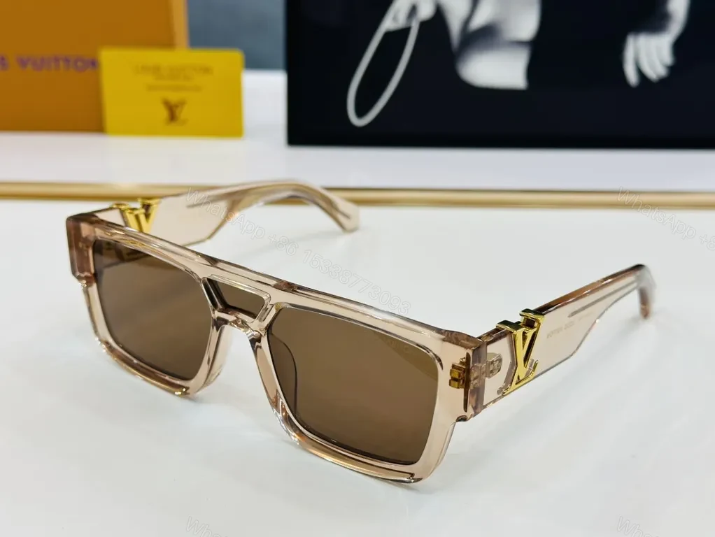 View 8 of Bold Boss Sunglasses - LV Hardware, Polarized UV 100% â€“ Acetate Frame