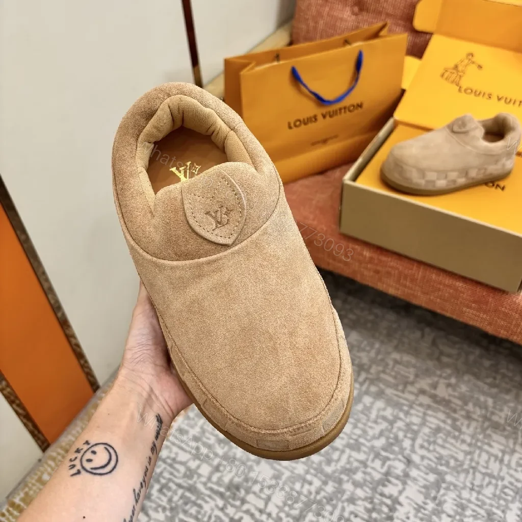View 9 of Soft Suede Slip-Ons: Subtle Designer Detailing, All-Day Comfort