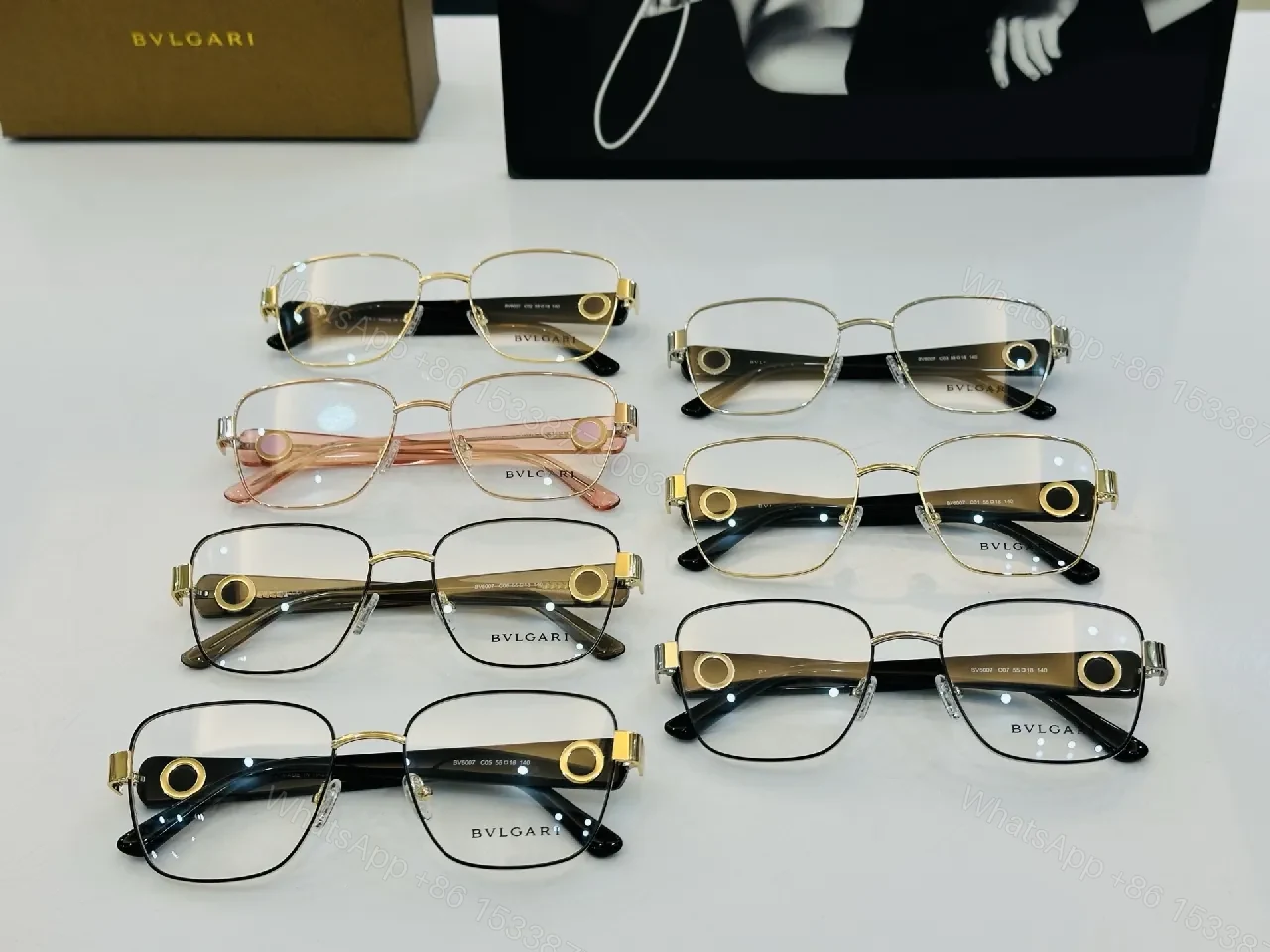 View 3 of Gold-Black Oval Eyewear: Premium Italian Craftsmanship