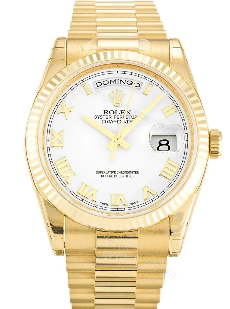 Replica Rolex Day-Date White Dial 118238 36 mm — view 1