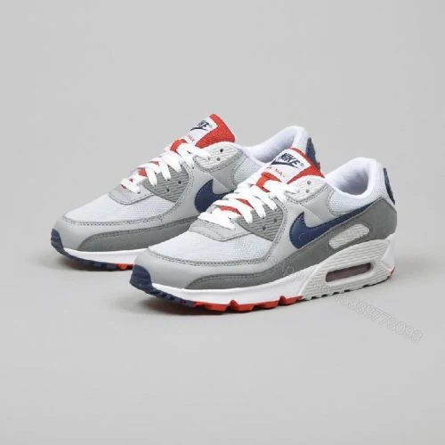 View 3 of FIRST COPY NIKE AIRMAX 90 WHITE BLUE GREY FOR MEN
