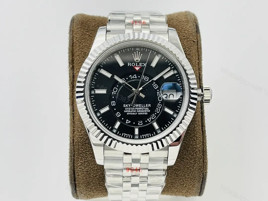 Rolex Sky-Dweller Black Dial Jubilee Replica 42mm 336934-0008 — view 1