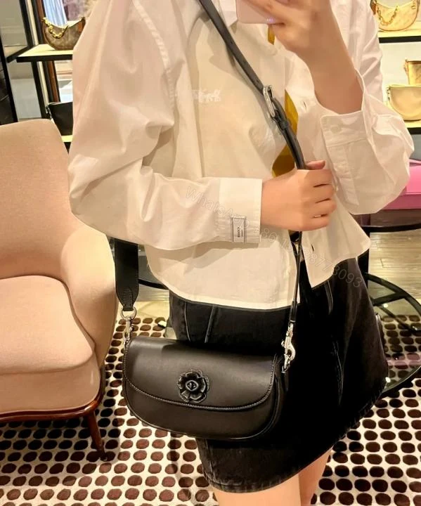 View 8 of First Copy Coach Emmy Saddle Tea Rose