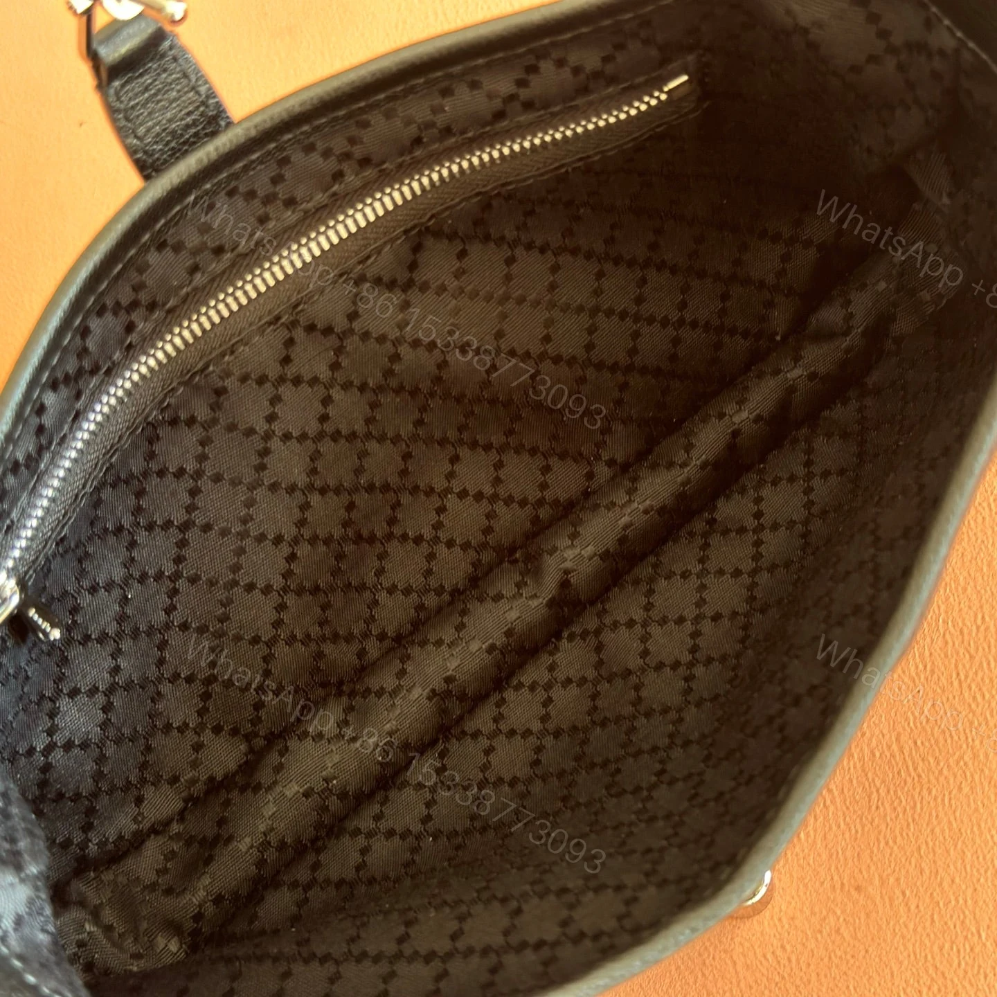 View 9 of GUCCI 26S JACKIE SLIM SHOULDER BAG 27 IN BLACK CANVAS