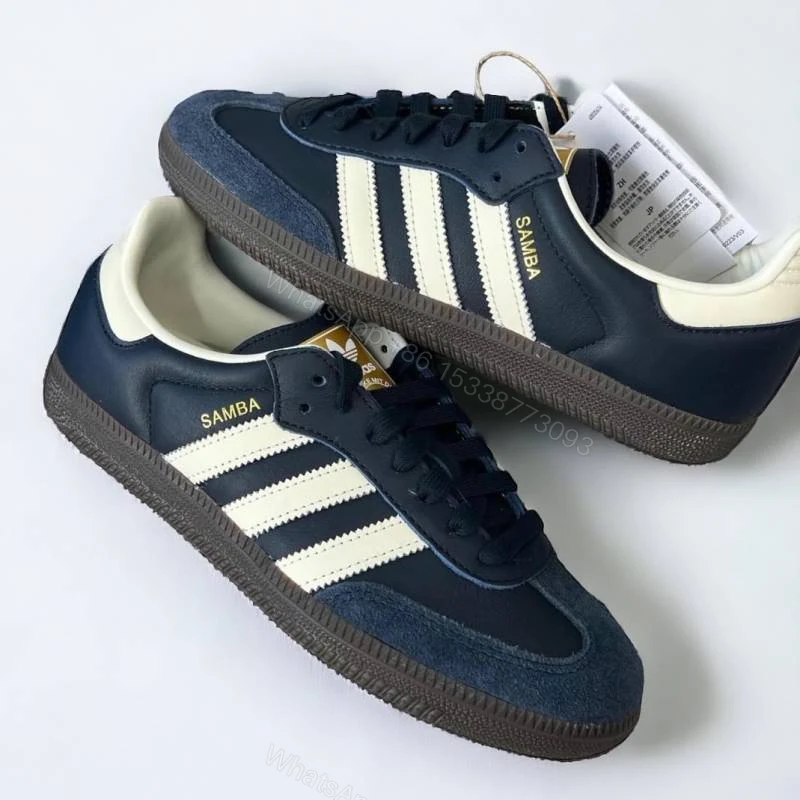 View 3 of First Copy Adidas Samba Navy Blue