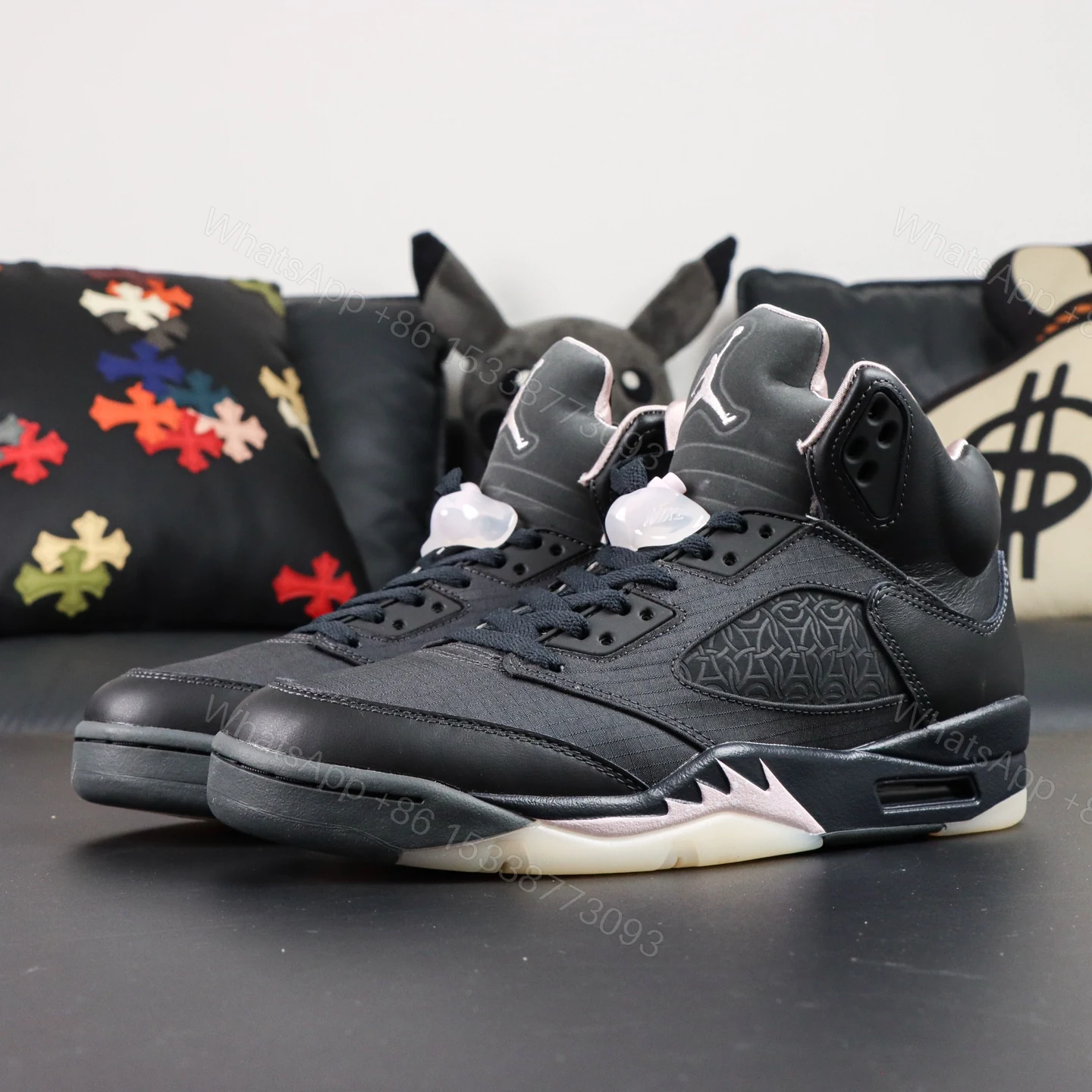 View 8 of Air Jordan 5 Off Noir Reps