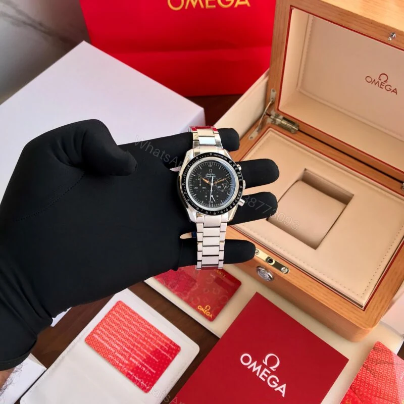 View 2 of Omega Seamaster Zurich Black Dial Chronograph 40mm Quartz