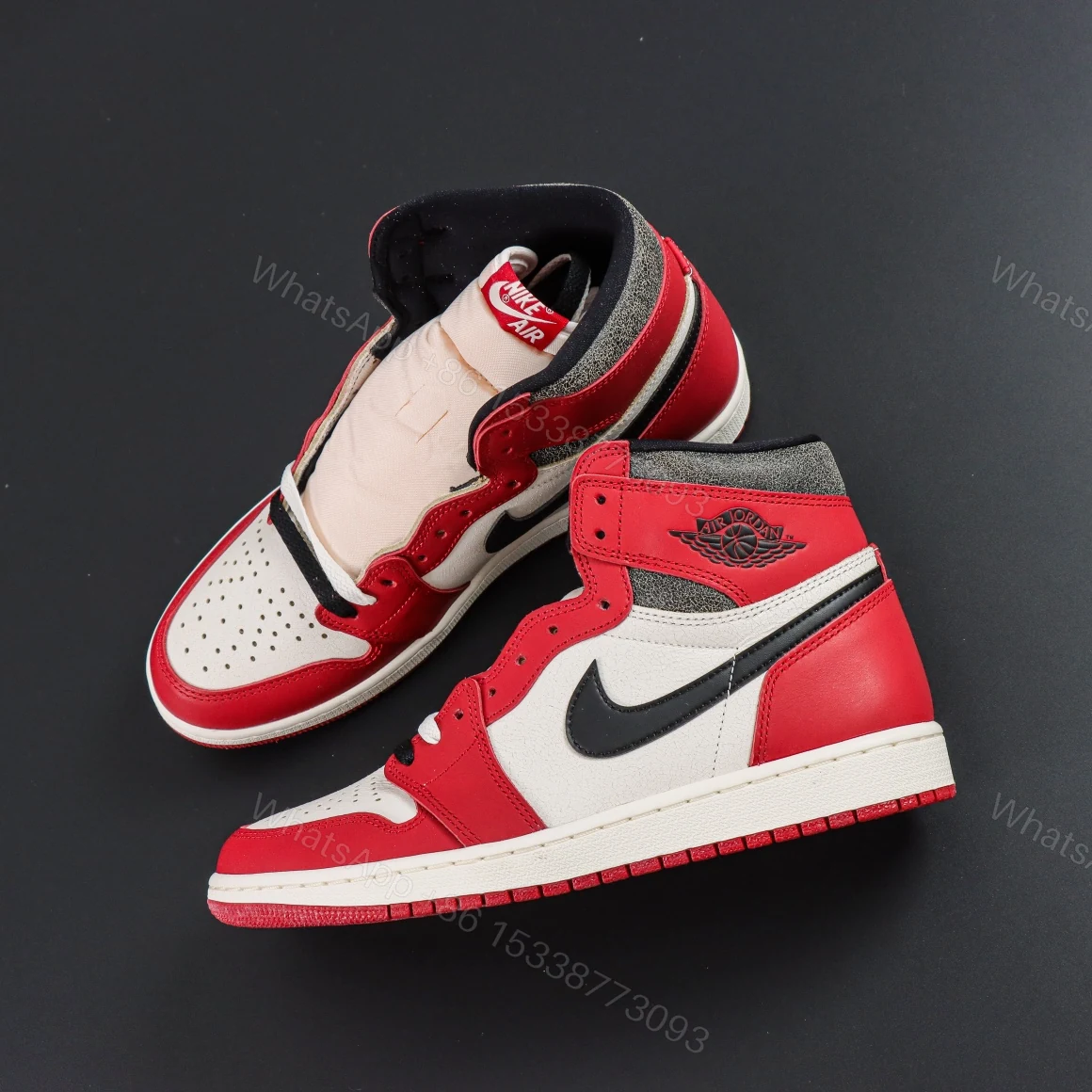 View 8 of Jordan 1 Retro High OG “Chicago Lost and Found” Reps
