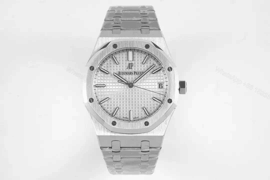 V9 Factory Audemars Piguet Royal Oak 15500V2 Edition – Silver Stainless Steel Watch with Cal. 4302 Movement — view 1