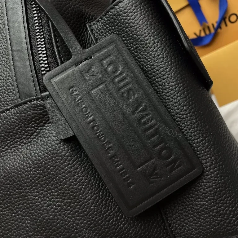 View 3 of Black Pebbled Leather Backpack â€” All-Day Readiness, Polished Confidence