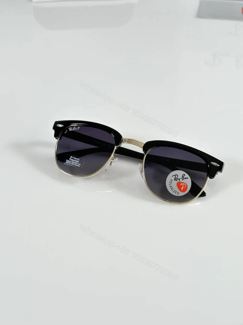 View 3 of First Copy Rayban 3016 Gold Black DC