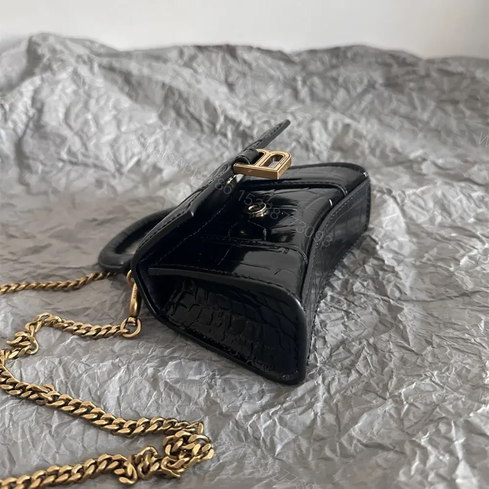 View 8 of 高仿Balenciaga*Nano系列迷你沙漏包黑色