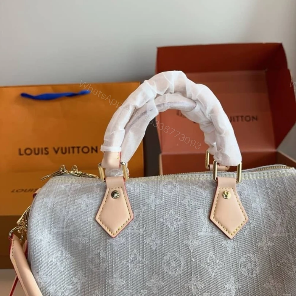 View 5 of Louis Vuitton Speedy Soft 30 Washed Gray 30Cm M13344