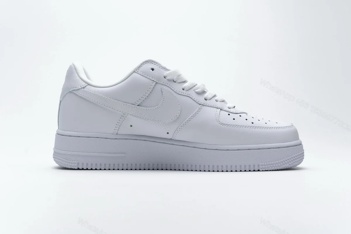 View 2 of Supreme x Air Force 1 Low White CU9225-100