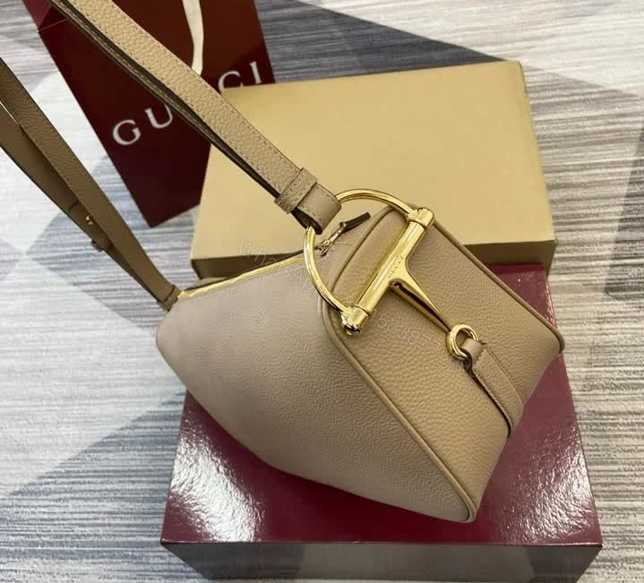 View 25 of Gucci Half Horsebit Medium Shoulder Bag TB5474