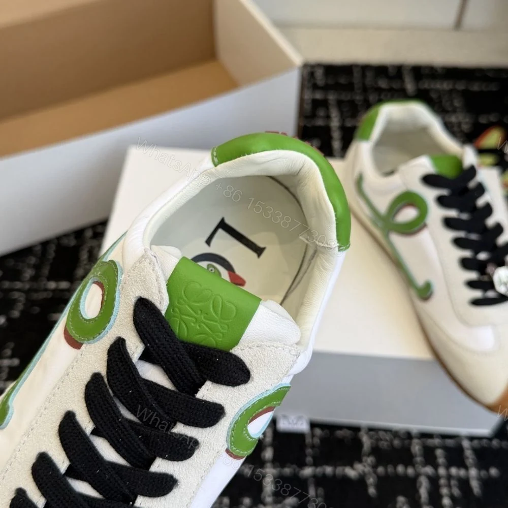 View 4 of Loewe Ballet Runner 2.0 Grass Green And Dark Orang
