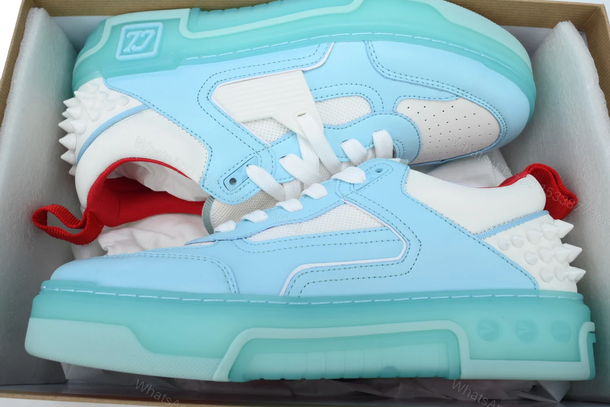 View 3 of Christian Louboutin Astroloubi 'Ice blue' 12400015709