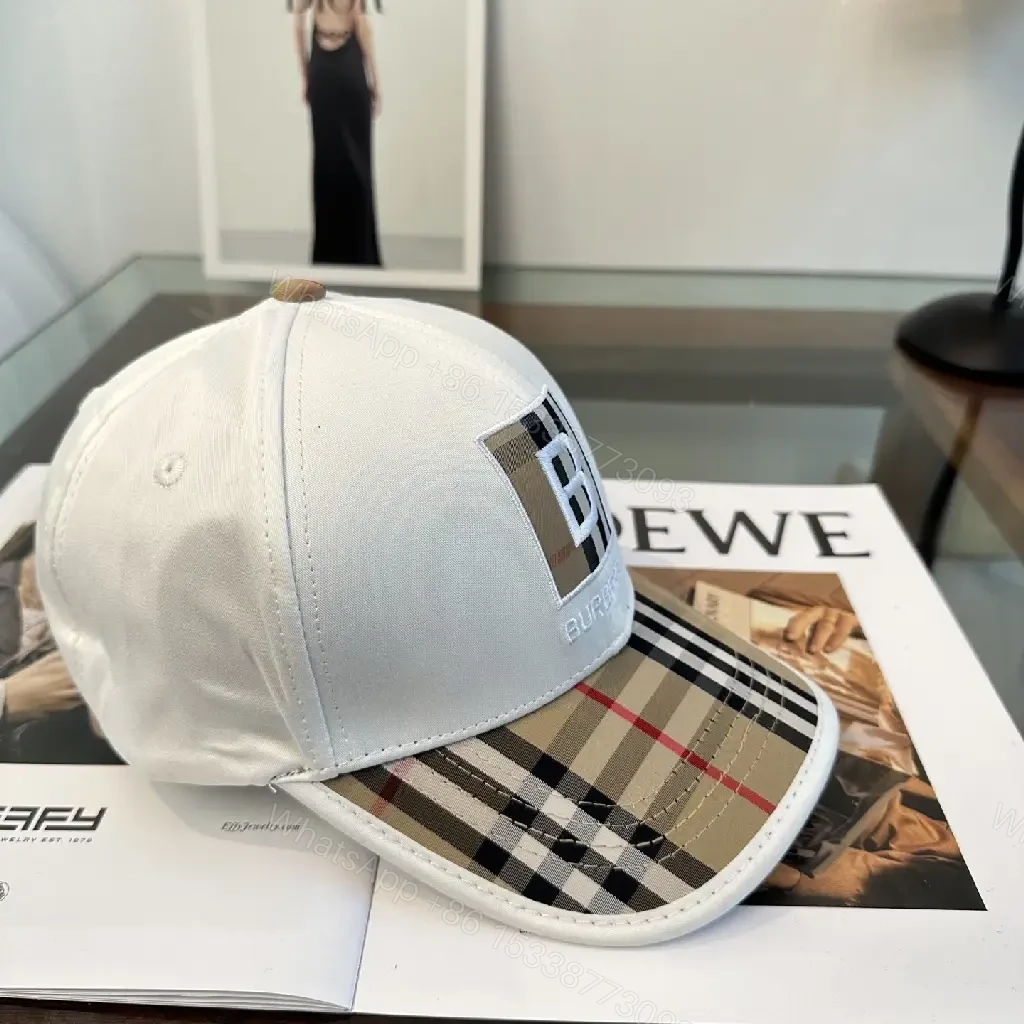 View 5 of Plaid Brim Cap: Modern Luxury, Premium Fabric, Adjustable Fit