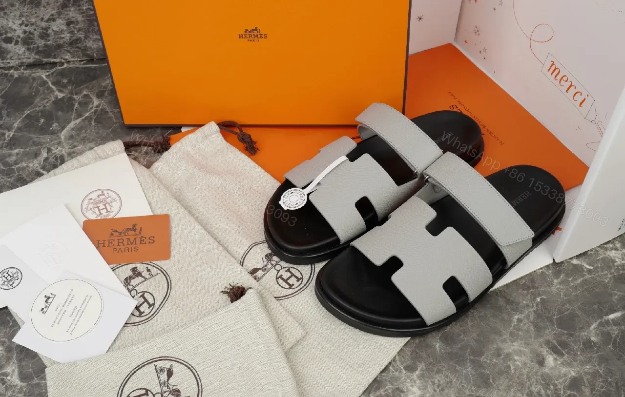 Minimalist Leather Sandals with Signature Comfort—Luxury Casual Sandals — view 1