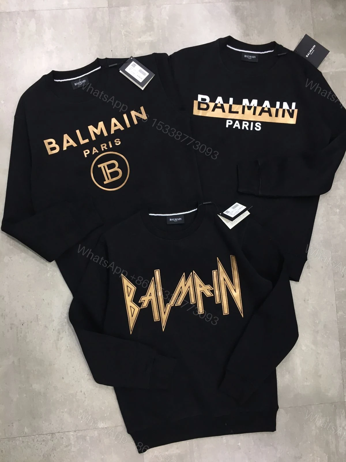 View 2 of First Copy Balmain Exclusive Sweatshirts for Men