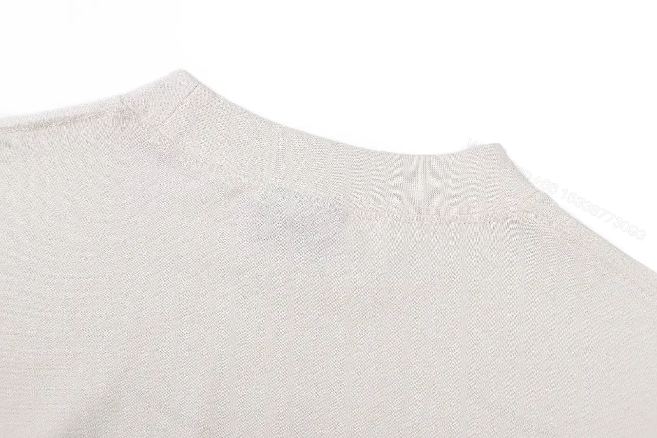 View 11 of Off-White/cream Classic Short-Sleeve Minimalist Tee with Chest Logo
