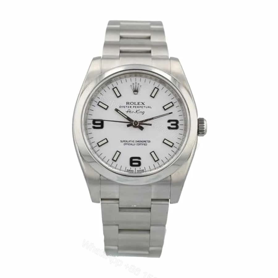 Air King 114200 Super Clone Stainless Steel White Dial — view 1