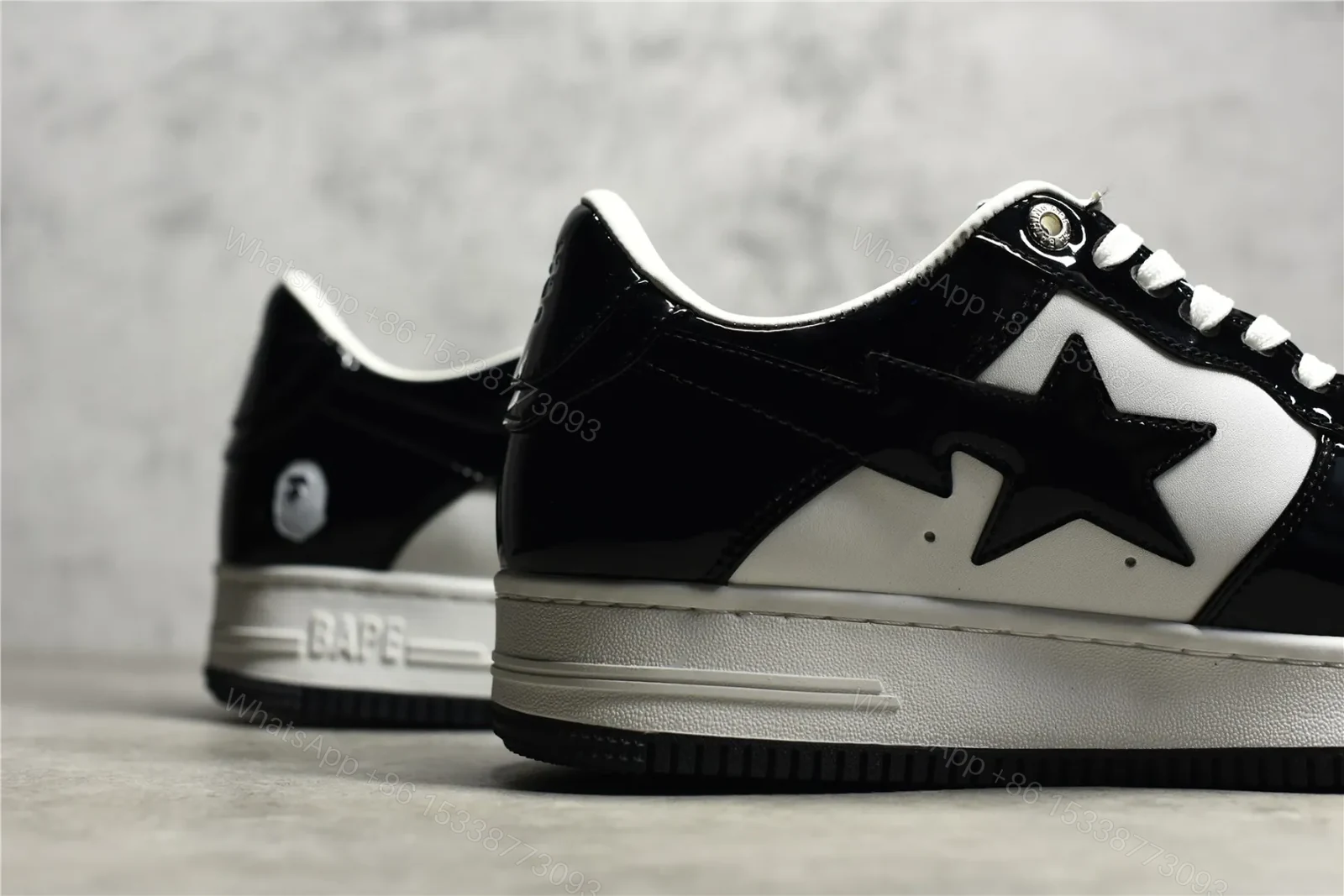 View 4 of A BATHING APE BAPE STA LOW BLACK Reps
