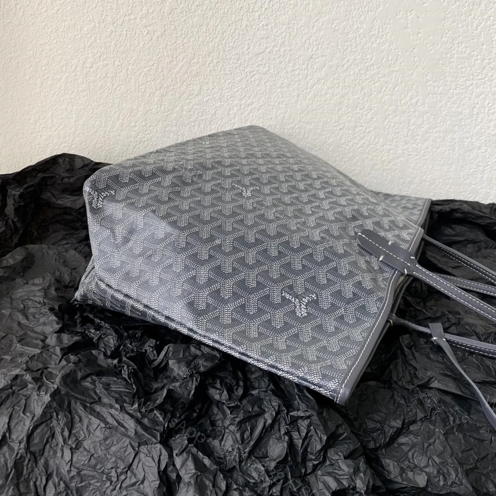 View 3 of 高仿Goyard*STLOUID滿印Tote購物袋灰色中號免檢版