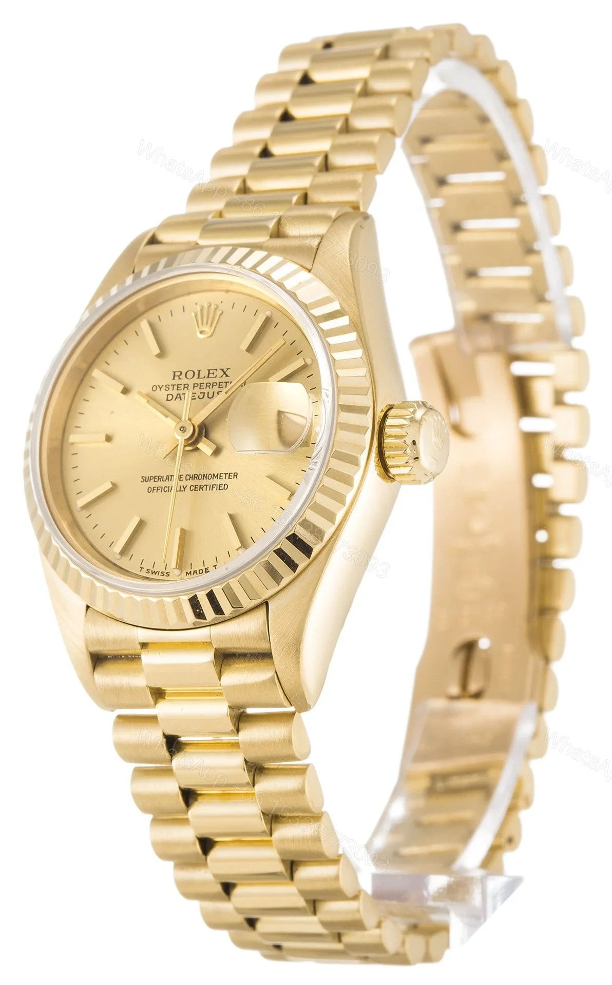 View 2 of Replica Rolex Lady-Datejust Champagne Dial 69178 26 mm