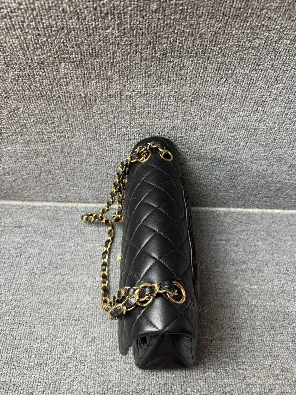 View 5 of Chanel Classic Flap bag Lambskin Black Gold Hardware