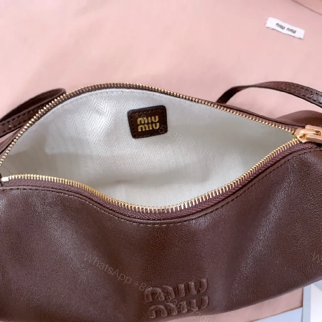 View 5 of Compact Luxury Leather Bag with Subtle Embossing