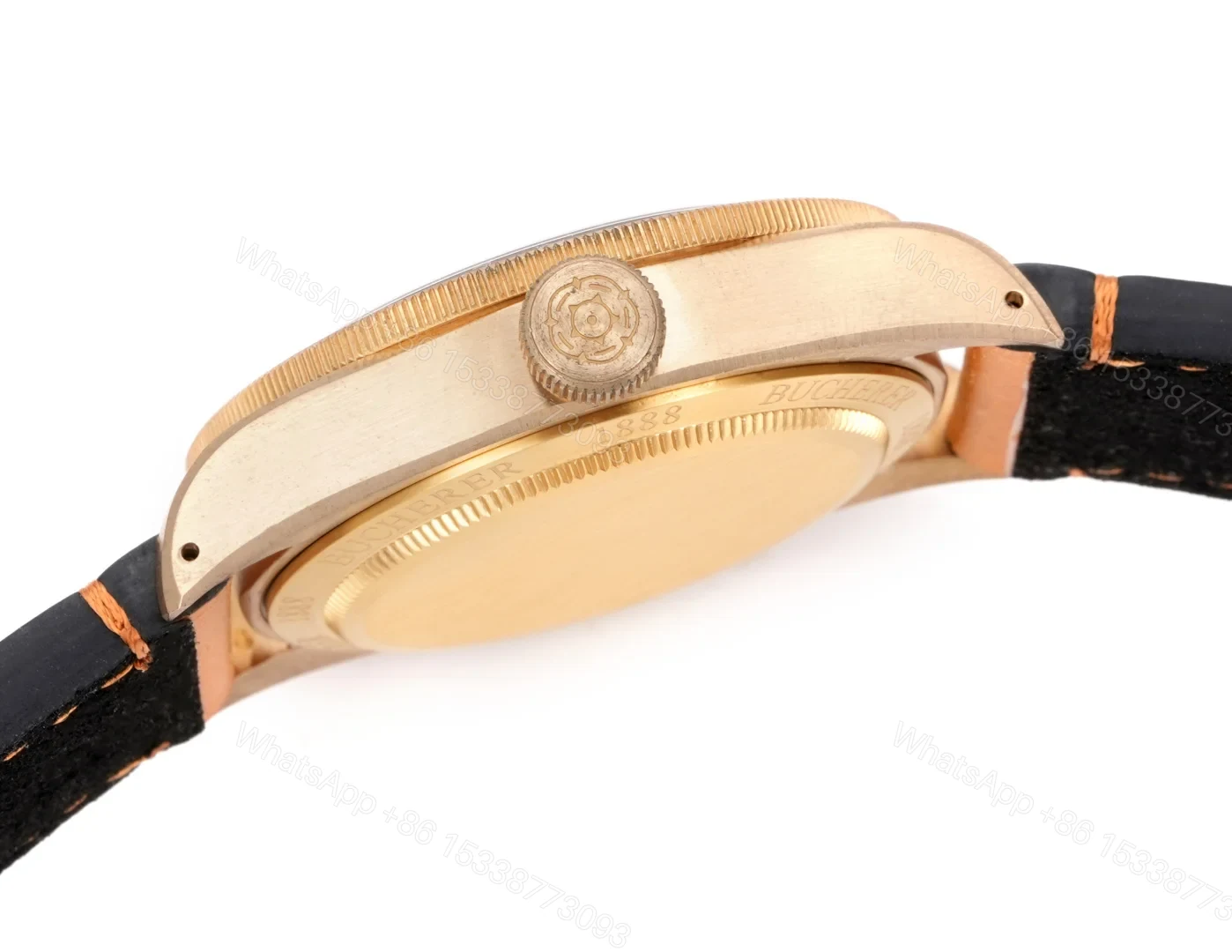 View 6 of Tudor Black Bay Bronze Replica 43MM Premium Vintage Tan Leather Strap Edition RG-TUDOR-BB-BRONZE-TAN-LTH-43