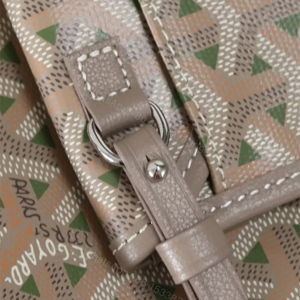 View 8 of 高仿Goyard*STLOUIP10滿印Tote手提袋咖綠免檢版小號