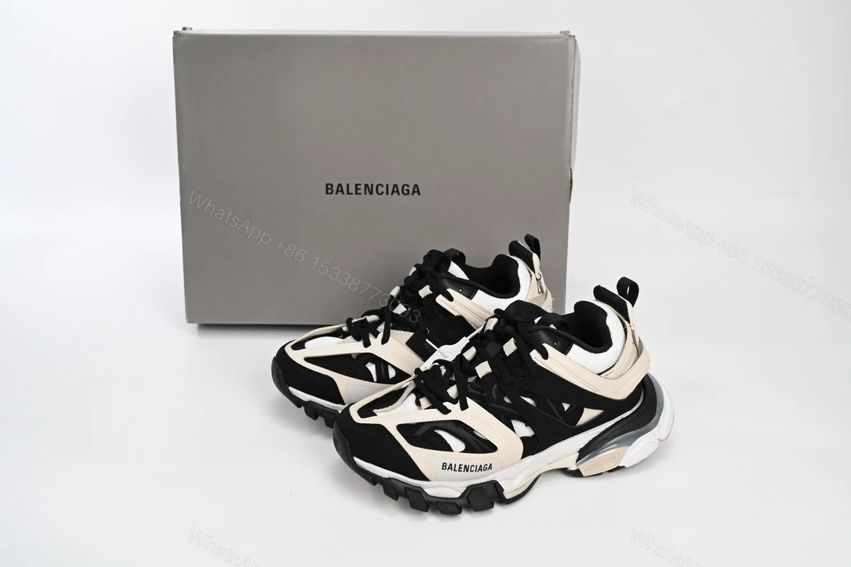 Balenciaga Track Black Rice White Black 542436 W3SU5 9791 — view 3