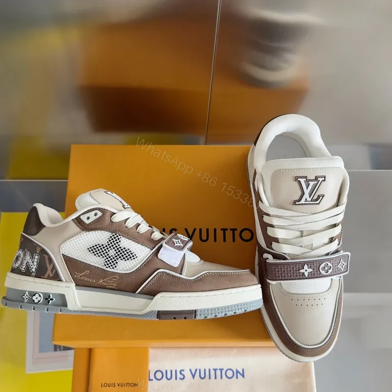 View 3 of Luxury Strap Sneaker: Iconic Leather High-Top with LV Hardware