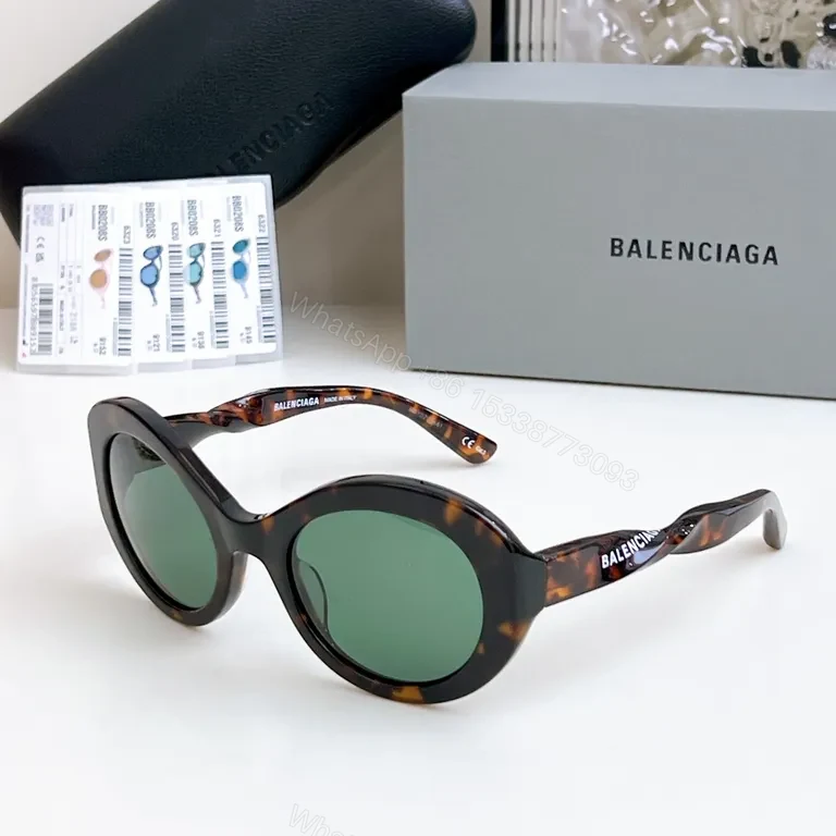 View 9 of Chic Pink Round Sunglasses â€“ Balenciaga-Style, All-Day Comfort