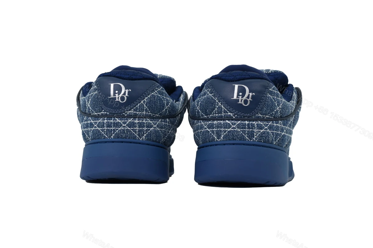 View 2 of Dior B9S Skater ERL Kumo Cannage Satin 'Blue Blue'