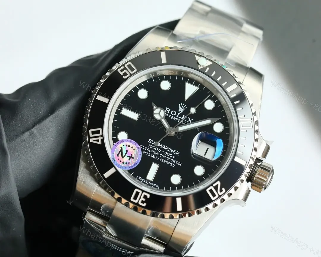 View 3 of Rolex Submariner Date 41 Black Cerachrom Stainless Steel 126610LN-0001