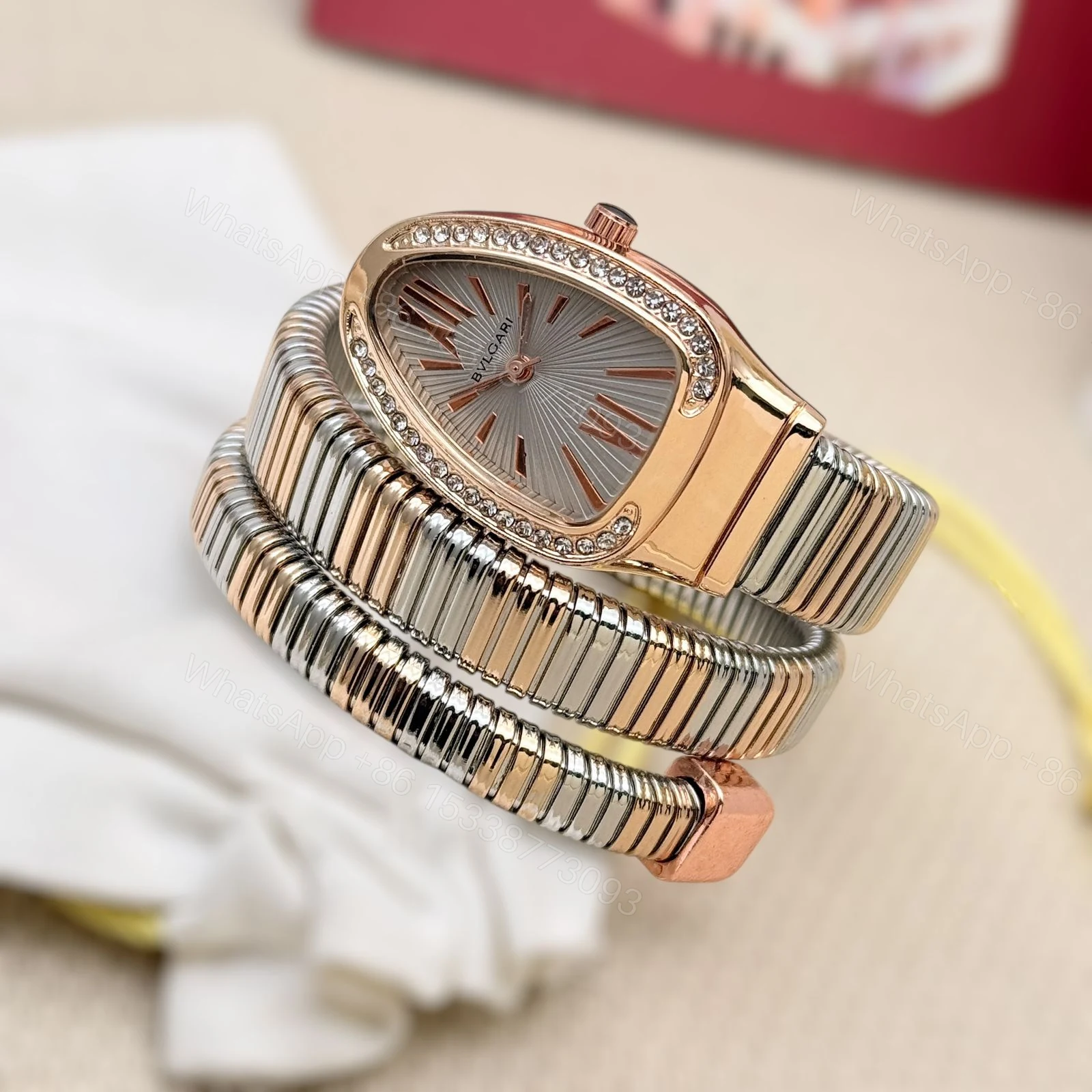 View 4 of FIRST COPY Ladies bvlgari snake watch