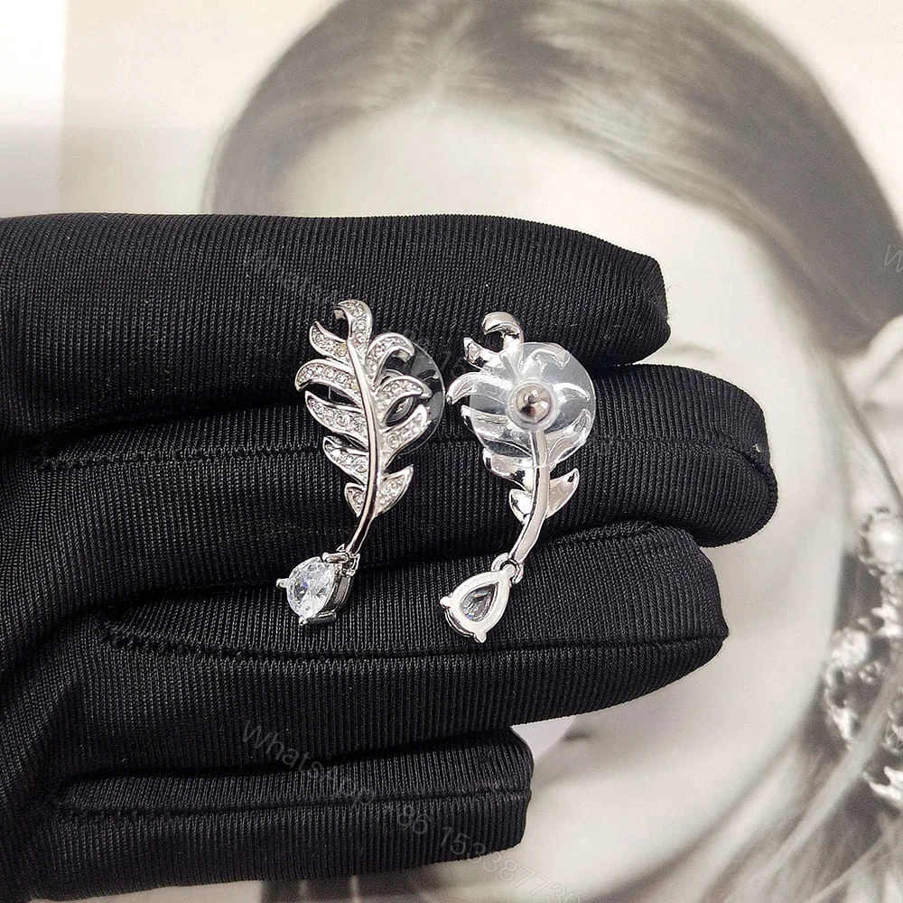 View 5 of CHANEL PLUME DE CHANEL EARRINGS