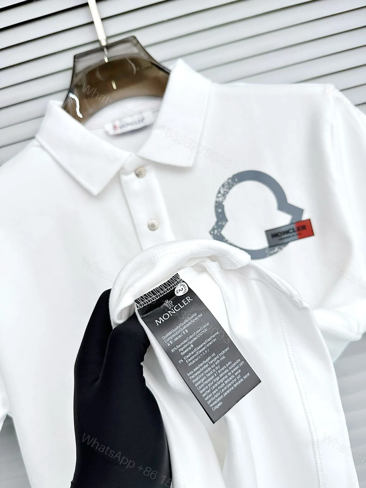 View 12 of FIRST COPY MONCLER IMPORTED QUALITY 2025 POLO TEES