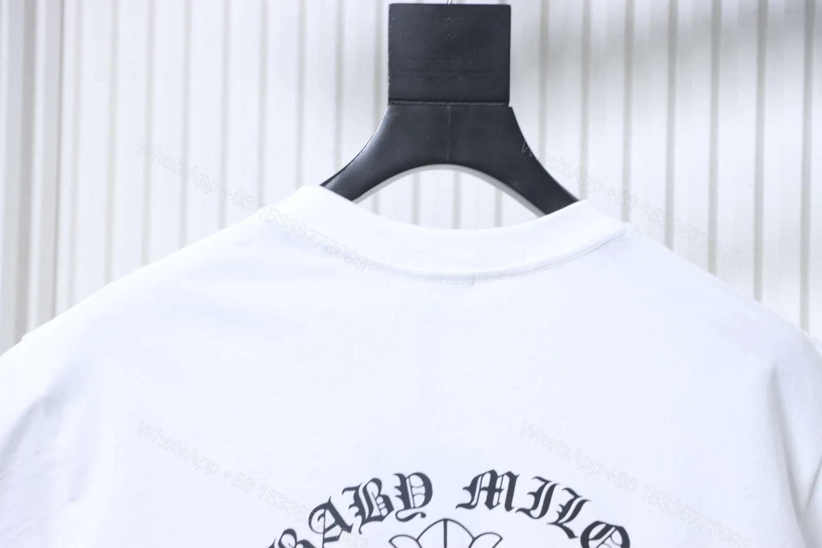 View 4 of Bape x Chrome Hearts Baby Milo T-shirt white