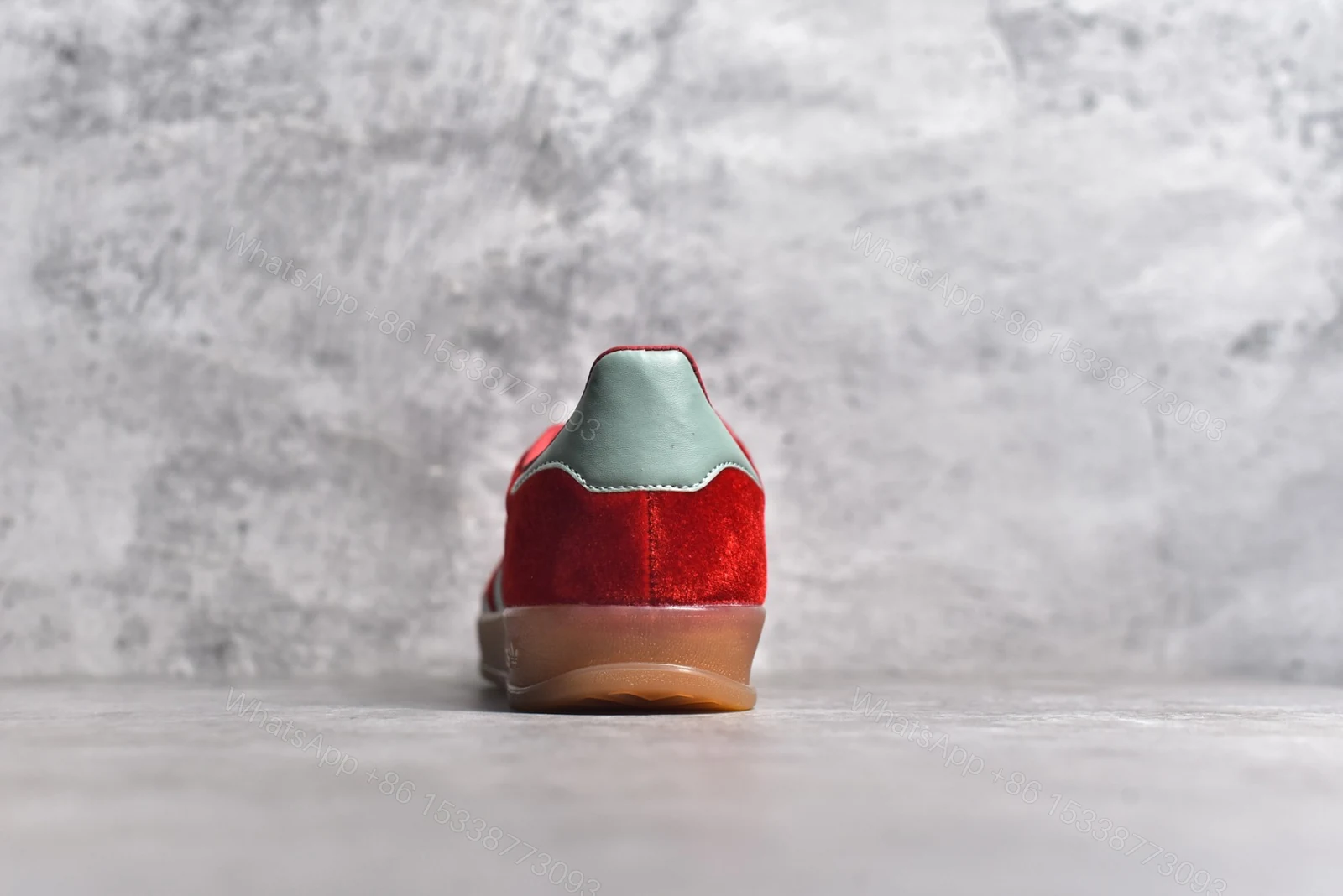 View 8 of Adidas Originals GAZELLE Indoor Trainers In Red