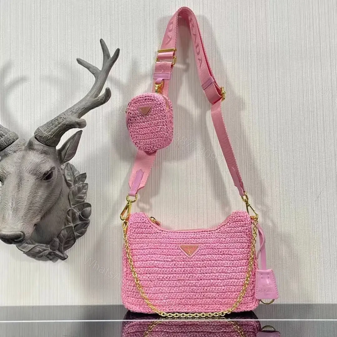 PRADA Re-Edition Raffia Bag — view 1
