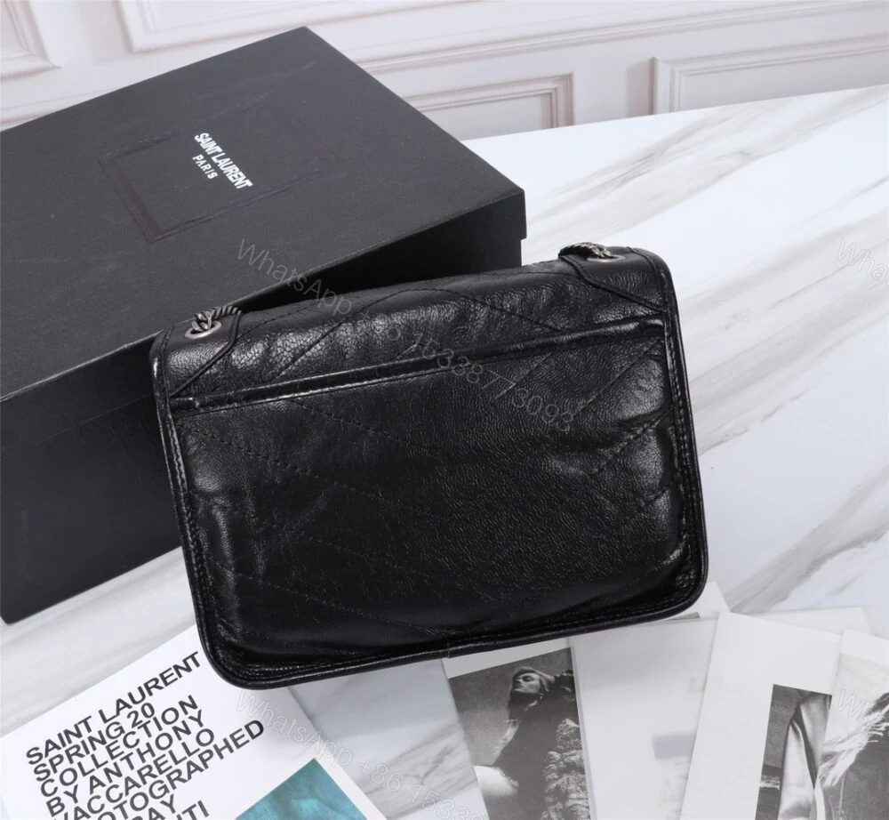 View 4 of Saint Laurent Niki Baby In Vintage Black 21Cm