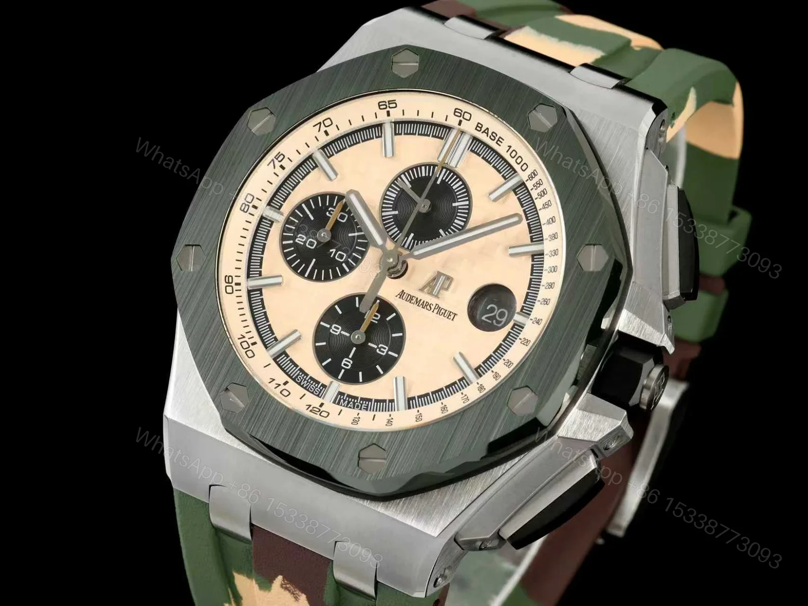 View 3 of APJ Royal Oak Offshore 26400 Ceramic Chronograph Mechanical Watch APJ-ROO-26400-CERAMIC-CHRONO