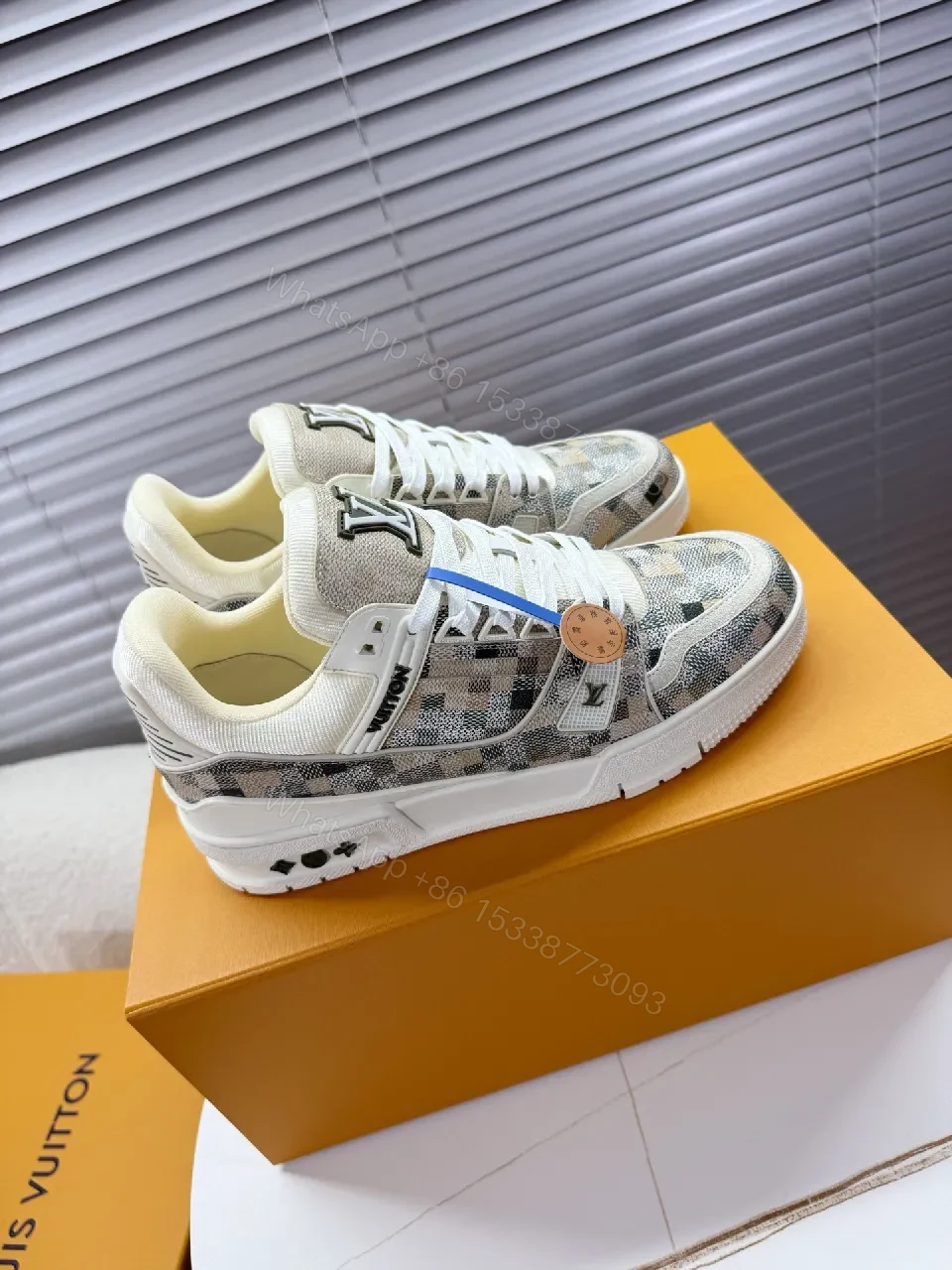 View 5 of Patterned Luxury High-Top Sneaker: Everyday Chic Comfort