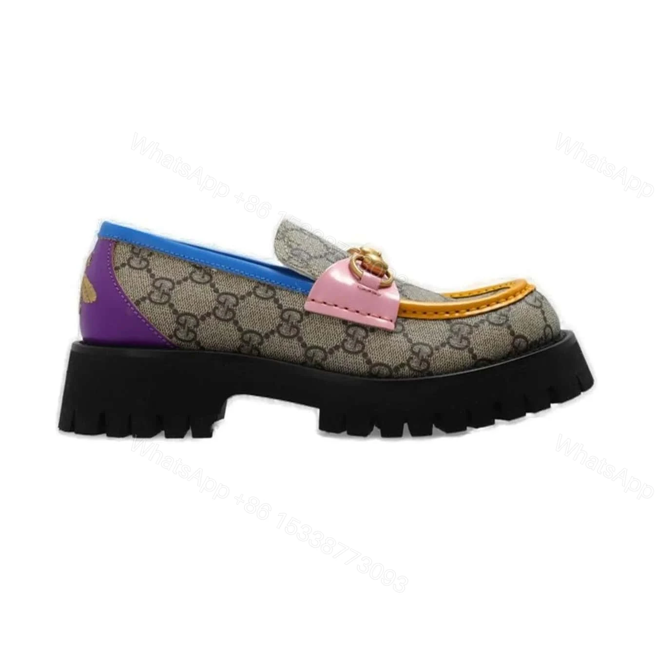 GG MONOGRAM-EMBELLISHED LOAFERS – LDG21 — view 1